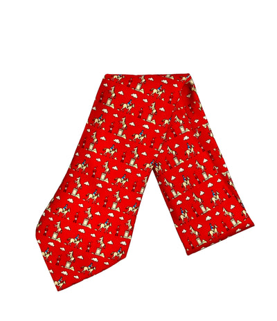 HERMES ネクタイ シルク100% メンズ エルメス