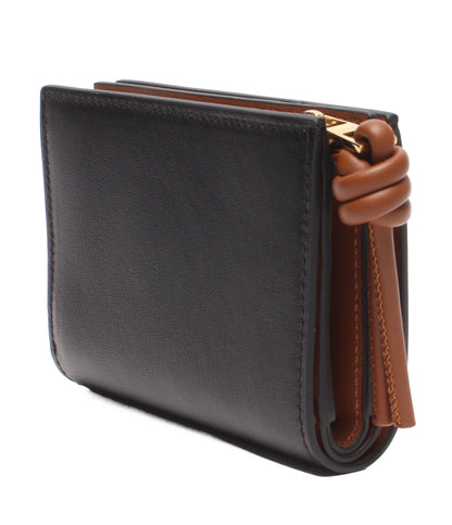 美品 LOEWE 二つ折り財布 ノット コンパクト ウォレット レディース ロエベ