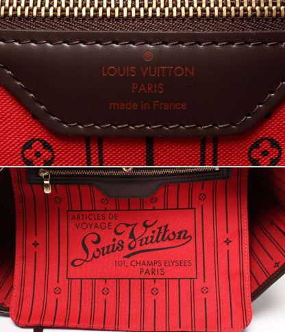 美品 ルイ・ヴィトン ルイヴィトン トートバッグ ショルダーバッグ 肩掛け ネヴァーフルMM ダミエ N51105 レディース LOUIS VUITTON