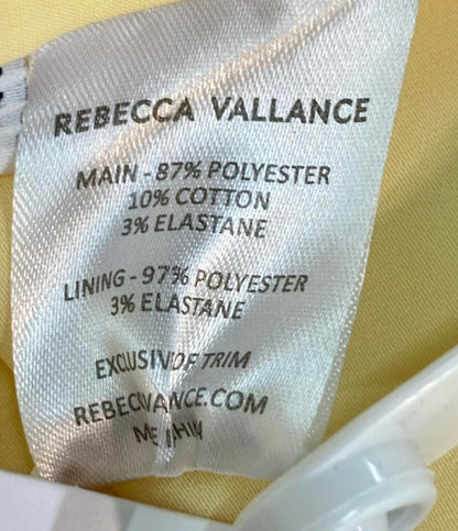 REBECCA VALLANCE 半袖ワンピース ツイード ミニ パフスリーブ ウエストチェーン Aライン タグ付き Claire Short Sleeve Mini Dress レディース