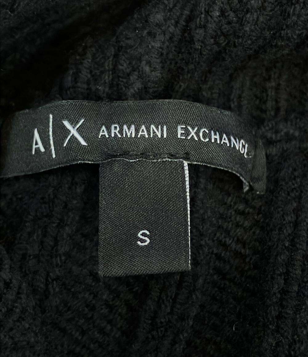 ARMANI EXCHANGE タートルネック ロング丈ニット ワンピース プルオーバー 6GYM2A-YMS7Z レディース SIZE S アルマーニエクスチェンジ