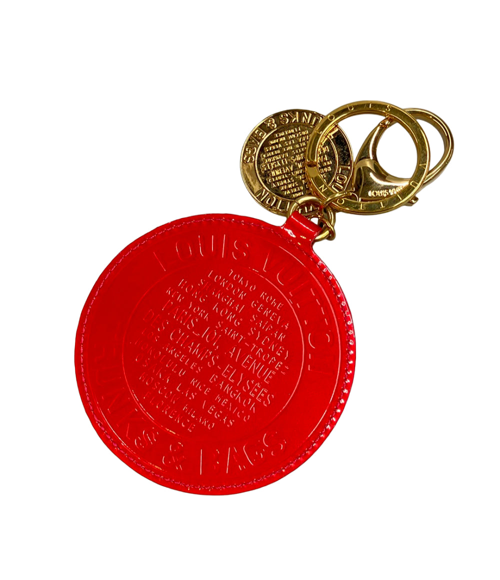 LOUIS VUITTON バッグチャーム ポルト クレ ロン T&B M93605 ヴェルニ レディース ルイ・ヴィトン