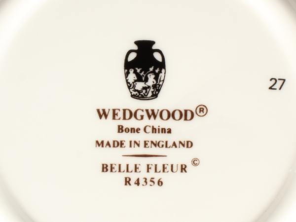 WEDGWOOD カップ＆ソーサー 2客セット ペア ベル フルール BELLE FLEUR ウェッジウッド