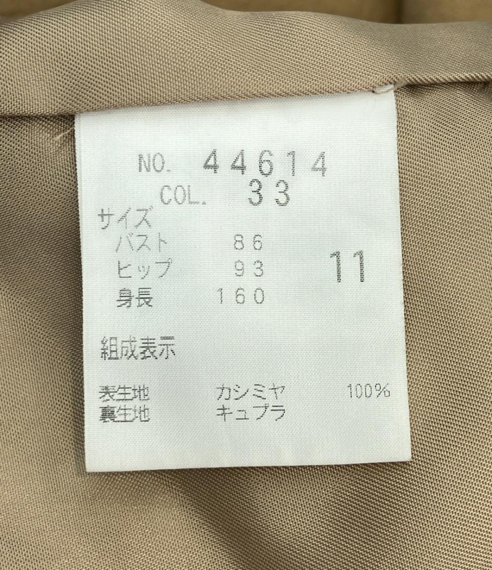 訳あり アンクライン カシミヤ100%ロングコート レディース SIZE 11 (M) ANNE KLEIN