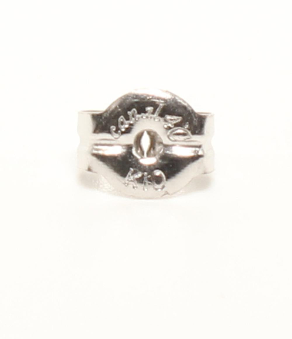 美品 カナルヨンドシー ピアス K10 ブルートパーズ ハートモチーフ レディース canal4℃