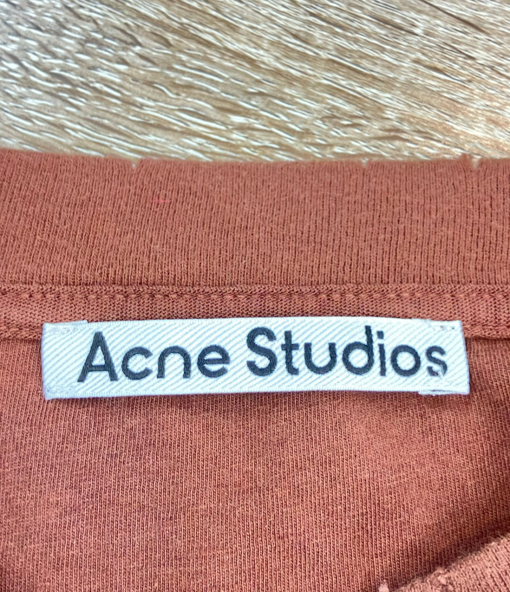 Acne Studios 半袖Tシャツ スプレーヴィンテージ 加工 ロゴ FN-UX-TSHI000013 メンズ SIZE XXS アクネ ストゥディオズ