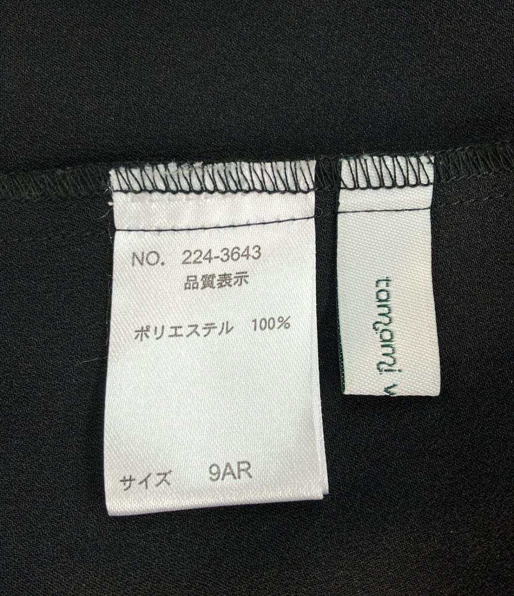 美品 タマミワタナベ 半袖シャツ ノーカラーシャツ レディース SIZE 9AR (M) tamami watanabe