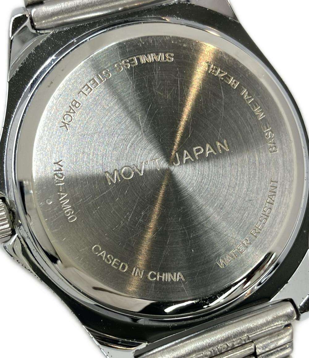 SEIKO 腕時計 カレント クオーツ ブラック Y121-AM60 メンズ セイコー