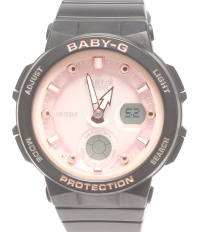 美品 CASIO 腕時計 ビーチトラベラー Baby-G クオーツ ピンク BGA-250 レディース メンズ カシオ