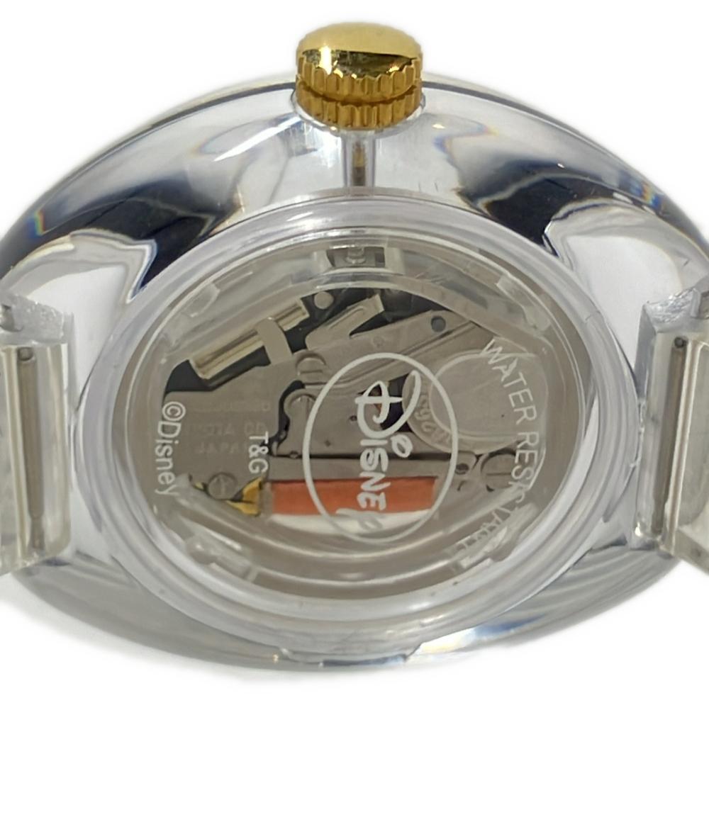 腕時計 ディズニー ミッキーマウス クオーツ ホワイト レディース