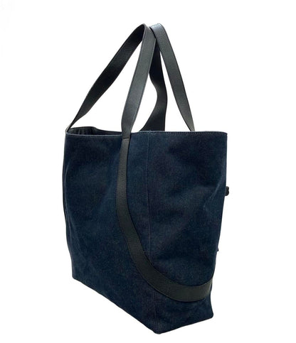 美品 Alexander McQueen トートバッグ デニム レザー メンズ アレキサンダーマックイーン