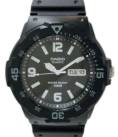 美品 CASIO 腕時計 コレクション クオーツ ブラック MRW-200H メンズ カシオ