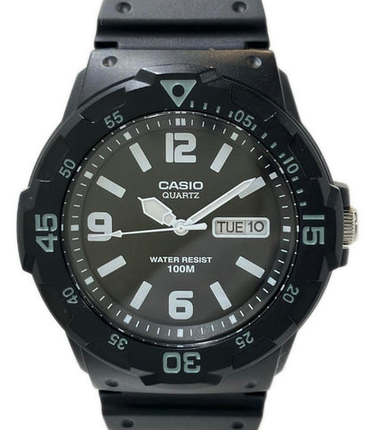 美品 CASIO 腕時計 コレクション クオーツ ブラック MRW-200H メンズ カシオ