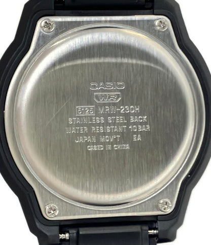 美品 CASIO 腕時計 クオーツ ブラック MW-230H メンズ カシオ