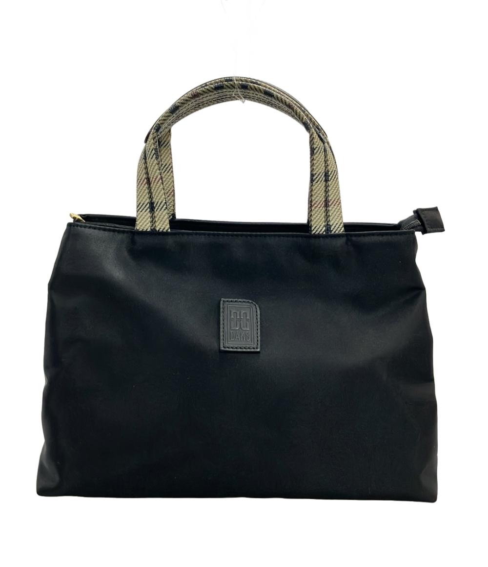 ダックス ハンドバッグ トートバッグ ナイロン チェック柄 レディース DAKS