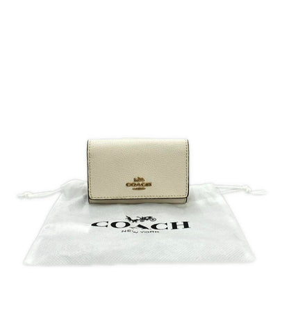 美品 COACH 5連キーケース キーリング付き レザー 76741 レディース コーチ