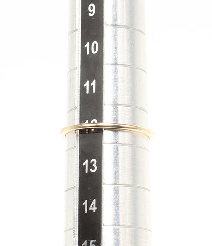 美品 4℃ リング 指輪 K10 ブラウンダイヤ ハートモチーフ レディース SIZE 12号 ヨンドシー