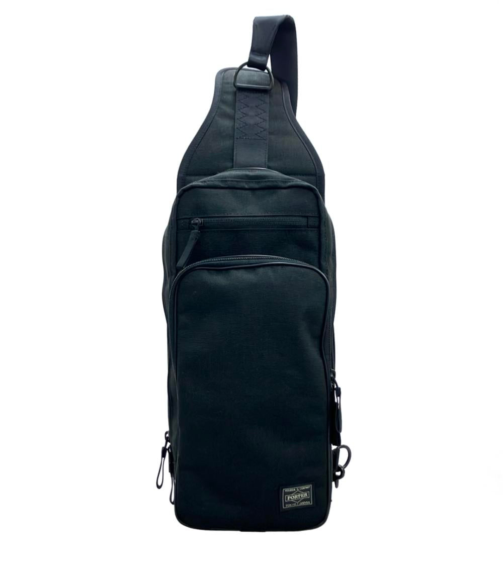 美品 PORTER ボディバッグ スリングショルダーバッグ メンズ ポーター