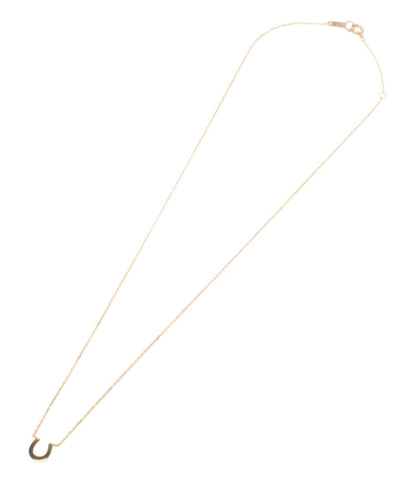 美品 ヨンドシー ネックレス K18 ホースシューモチーフ レディース 4℃