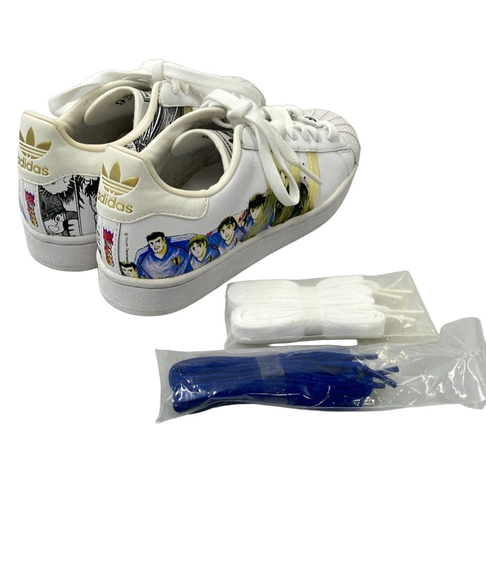 adidas ローカットスニーカー キャプテン翼コラボ SUPER STAR 35周年 114193 レディース SIZE 22.5 (S) アディダス