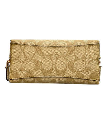 美品 COACH ポーチ シグネチャー レディース コーチ