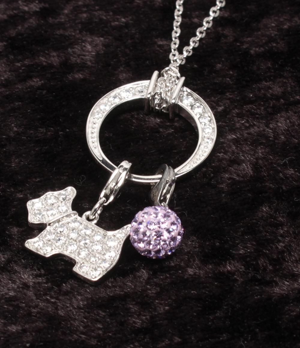 AGATHA ネックレス SV925 犬モチーフ ドッグモチーフ レディース アガタ