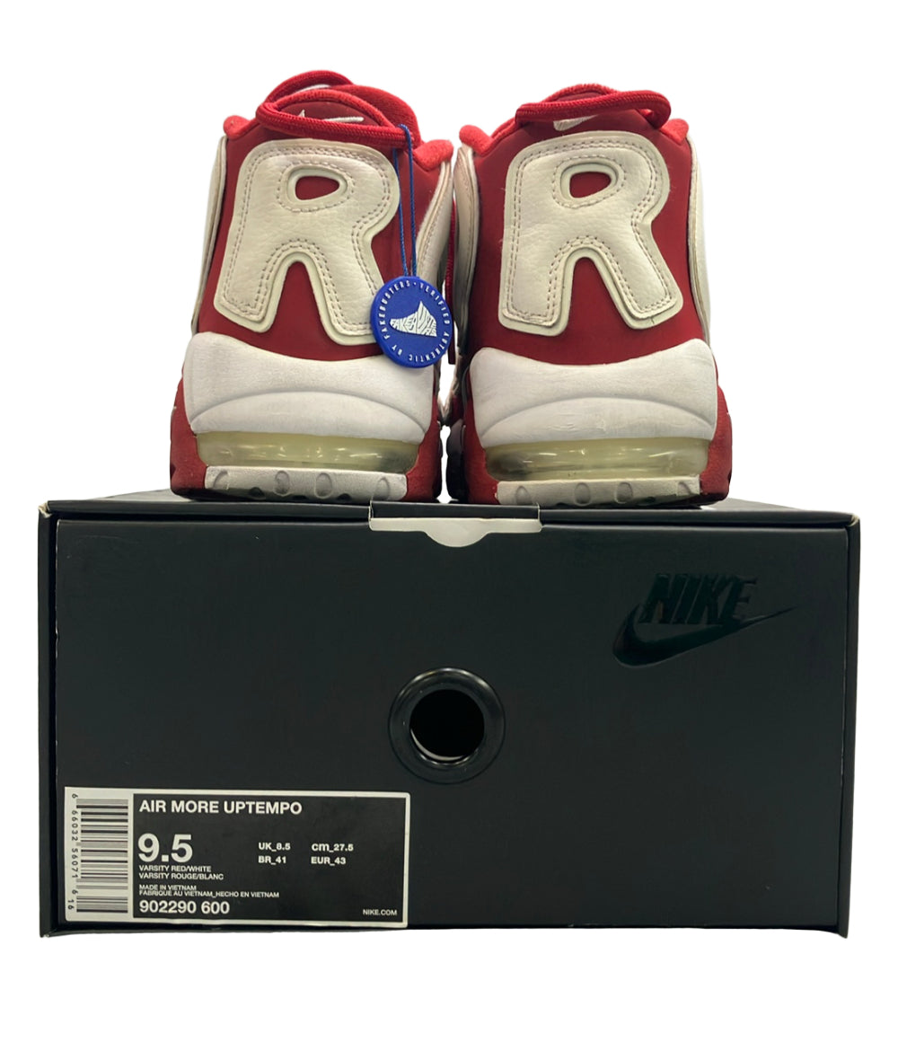 NIKE ミドルカットスニーカー × Supreme エア モア アップテンポ 902290-600 メンズ SIZE 27.5 ナイキ