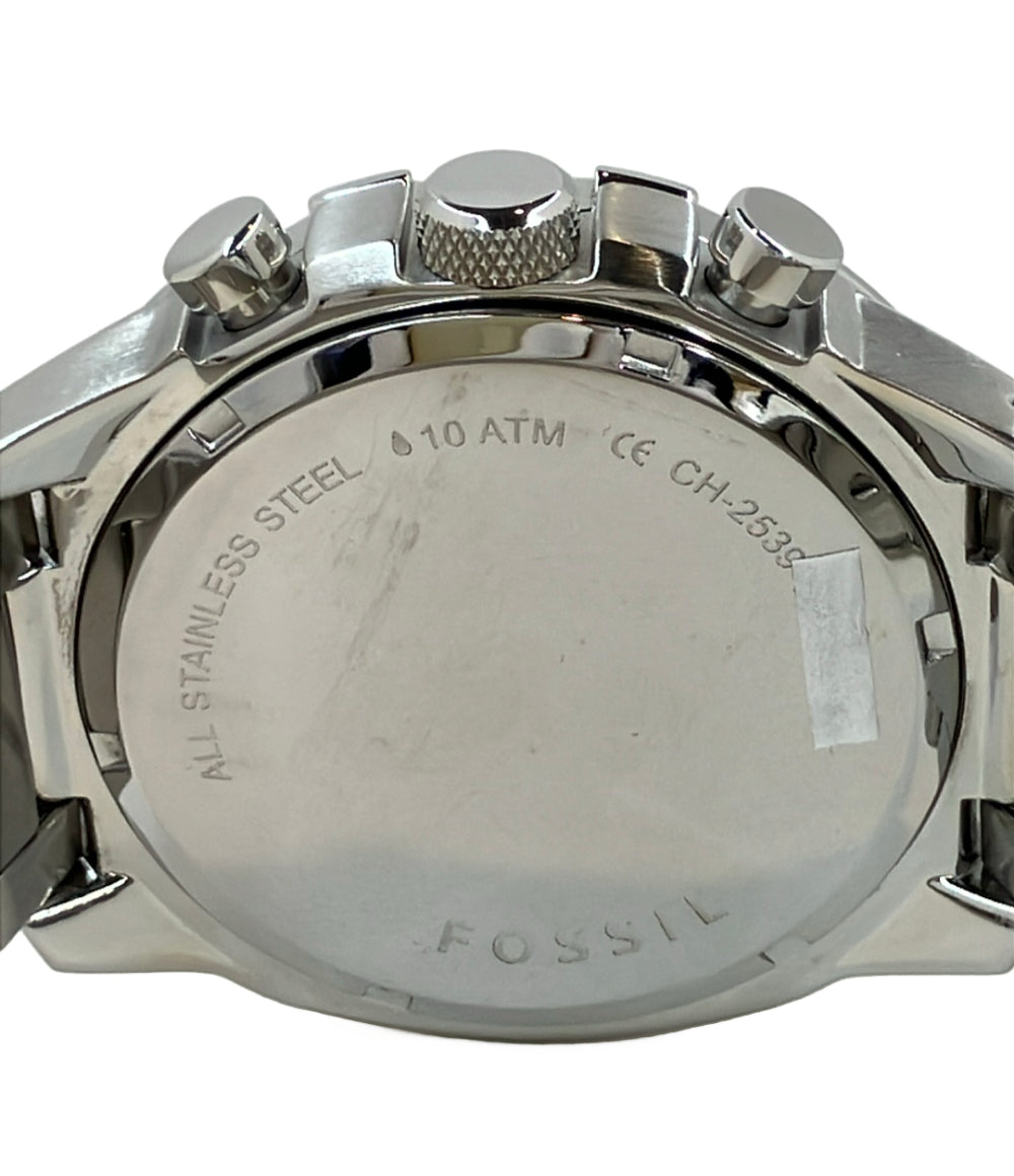 FOSSIL 腕時計 クオーツ ブラック CH-2539 メンズ フォッシル