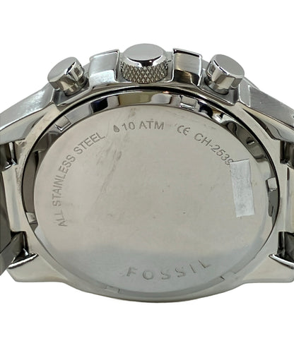 FOSSIL 腕時計 クオーツ ブラック CH-2539 メンズ フォッシル