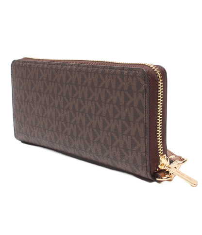 美品 MICHAEL KORS ラウンドファスナー長財布 レディース マイケルコース