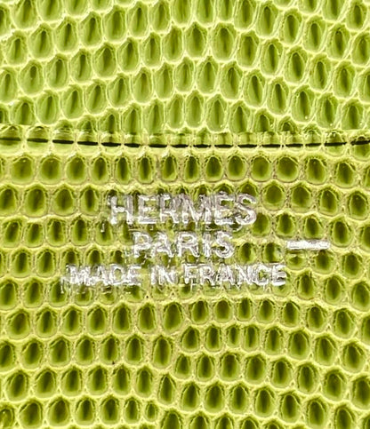 HERMES 手帳カバー ▫︎F刻印 シルバー金具 リザード アジェンダ レディース メンズ エルメス