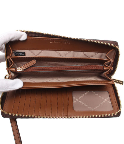 美品 MICHAEL KORS ラウンドファスナー長財布 レディース マイケルコース