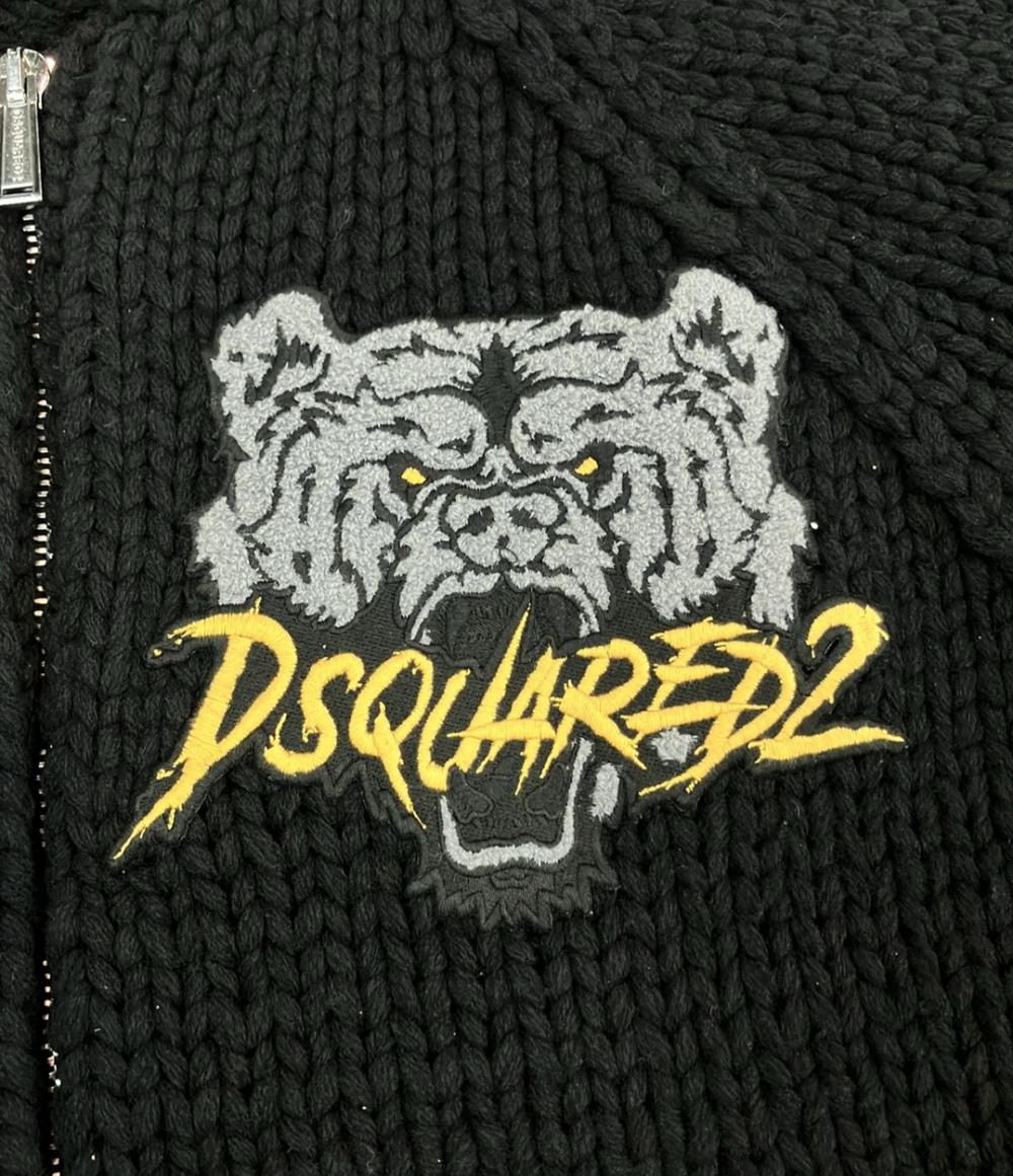DSQUARED2 ジップアップ ニット ジャケット メンズ SIZE L ディースクエアード