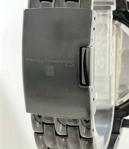 Salvatore Marra 腕時計 クオーツ ブラック SM8005-1 メンズ サルバトーレマーラ