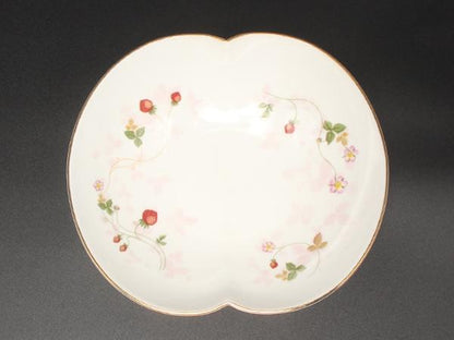 美品 WEDGWOOD マリアージュボウル 皿 20cm ワイルドストロベリー ウエッジウッド