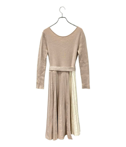 美品 アプワイザーリッシェ 長袖ニットワンピース レディース SIZE 2 (M) Apuweiser-riche