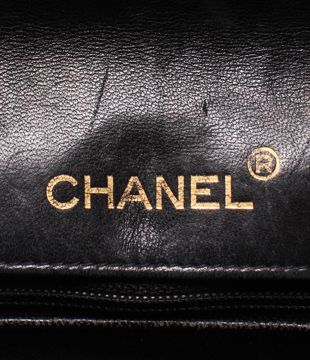 CHANEL チェーンショルダーバッグ シングルチェーン シングルフラップ ゴールド金具 斜め掛け 0番台 マトラッセ レディース シャネル