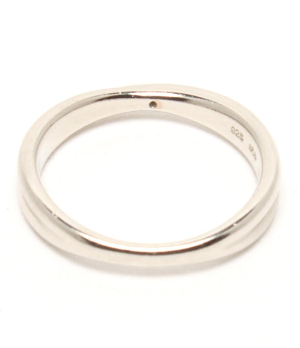 美品 ete リング 指輪 SV925 ダイヤ レディース SIZE 9号 エテ