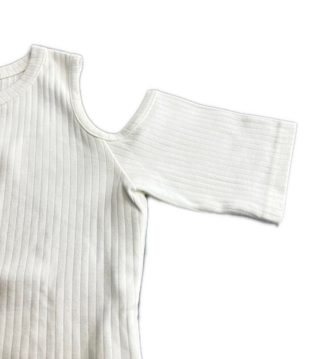 サヤカディヴィス 半袖Tシャツ クロップドショルダー レディース (F) SAYAKADAVIS