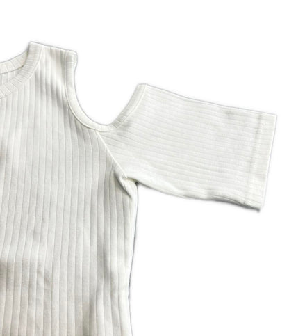 サヤカディヴィス 半袖Tシャツ クロップドショルダー レディース (F) SAYAKADAVIS