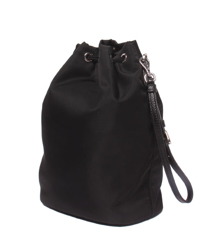 美品 PRADA ハンドバッグ ポーチ 巾着 Re-Nylon 1NE369 メンズ レディース プラダ