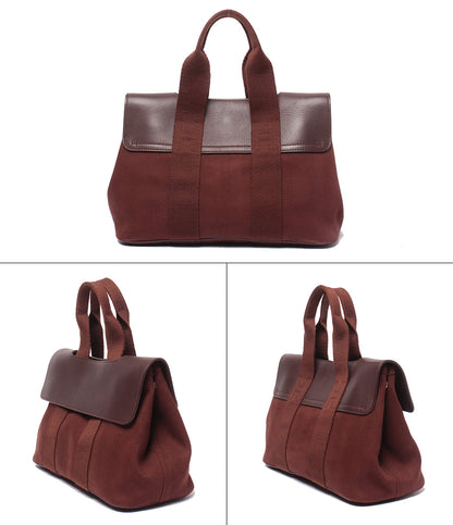 HERMES ハンドバッグ シルバー金具 トワルシェブロン ヴァルパライソ PM レディース エルメス