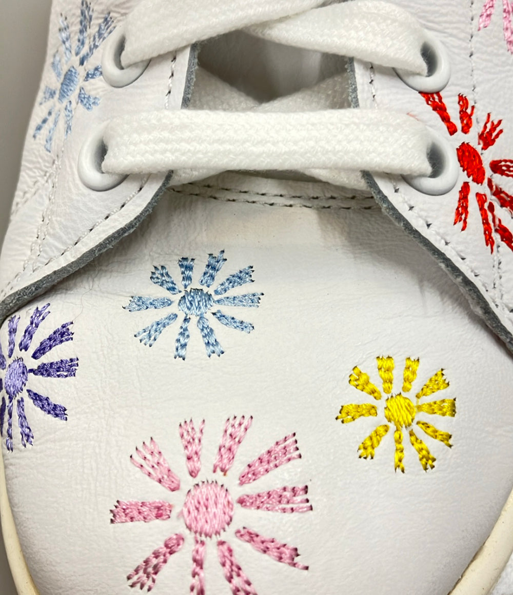 adidas ローカットスニーカー 刺繍 スタンスミス プライド GW2417 レディース SIZE 24.5 (L) アディダス