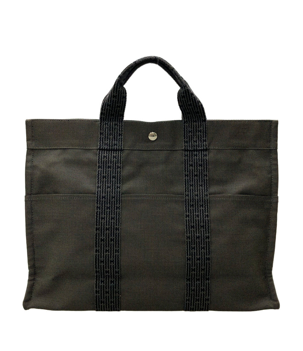 美品 HERMES トートバッグ シルバー金具 エールラインMM レディース メンズ エルメス