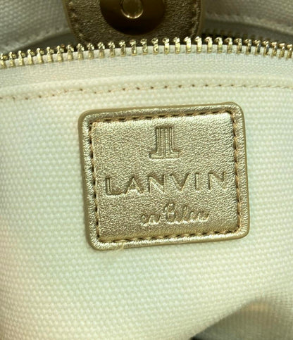 ランバンオンブルー キャンバストートバッグ レディース LANVIN en Bleu