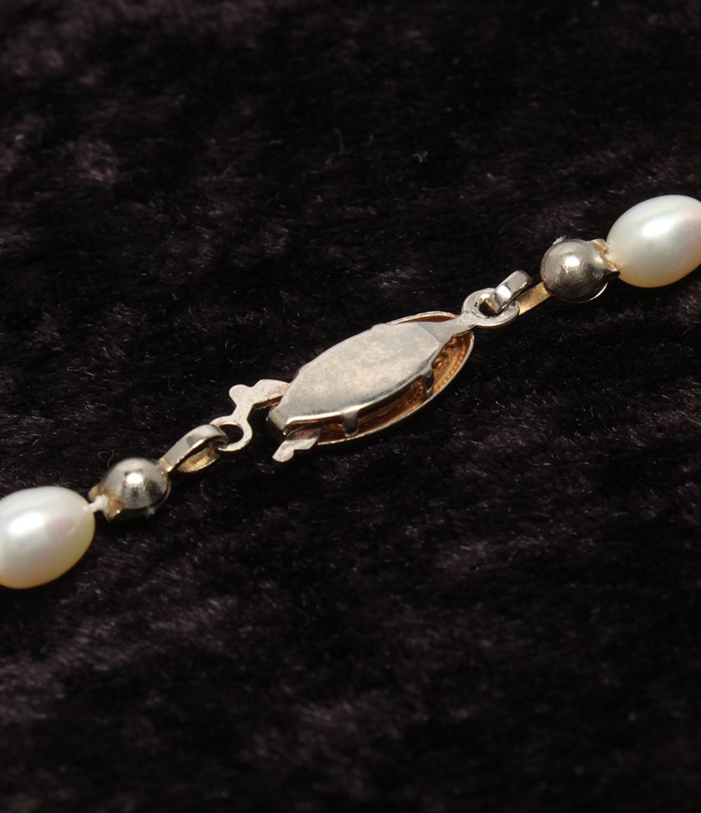 ネックレス 淡水パール 7×5mm レディース