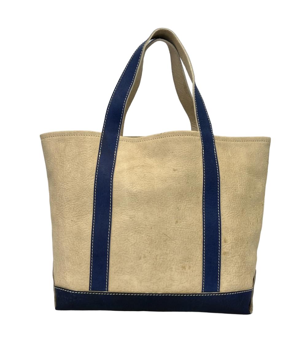 美品 KIGO Lightning トートバッグ 白タンニン鞣し ブルハイド メンズ