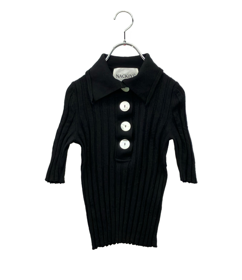 NACKIYE 半袖リブニット レディース SIZE M ナキエ