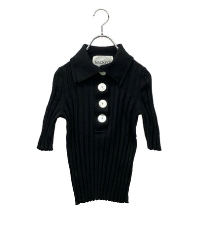 NACKIYE 半袖リブニット レディース SIZE M ナキエ
