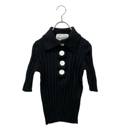 NACKIYE 半袖リブニット レディース SIZE M ナキエ